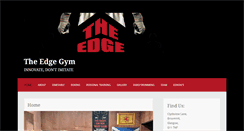 Desktop Screenshot of edgegym.co.uk