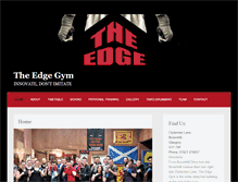 Tablet Screenshot of edgegym.co.uk